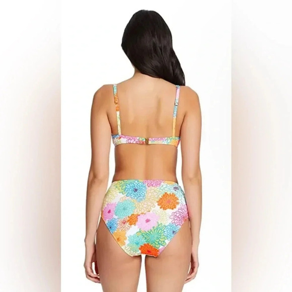 Bleu Rod Beattie Fresh Picks Underwire Swim Bikini Top and Bottom - Picture 3 of 11